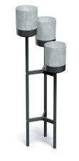Stojan na kvetiny BLOOMIE STAND 42 cm - barva: šedá