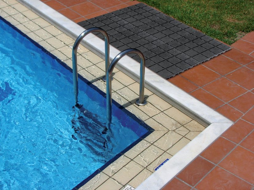 Dlaždice zahradní EASY SQUARE 40x40cm - 1,5m2 - barva: černá