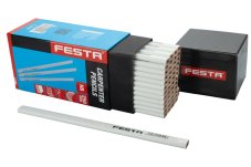 Tužka tesarská FESTA 250mm HB (bílý lak)