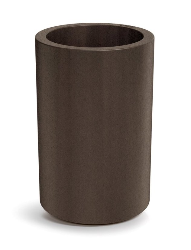 Květináč TUBLA ROUND HIGH 38 cm - barva: kortenová ocel