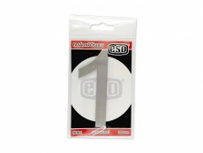 Číslice "1" 100mm samolepící NEREZ