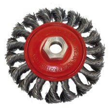 Kartáč miskový copánkový 100 x 20 mm M14 brusný