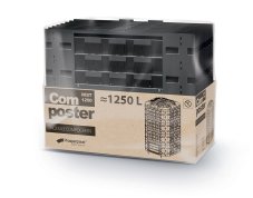 Kompostér COMPOGREEN VARIO 1250 l - barva: černá