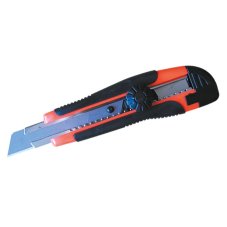 STAVTOOL Nuž ulamovací pogumovaný, šroubová aretace | C60, 18 mm
