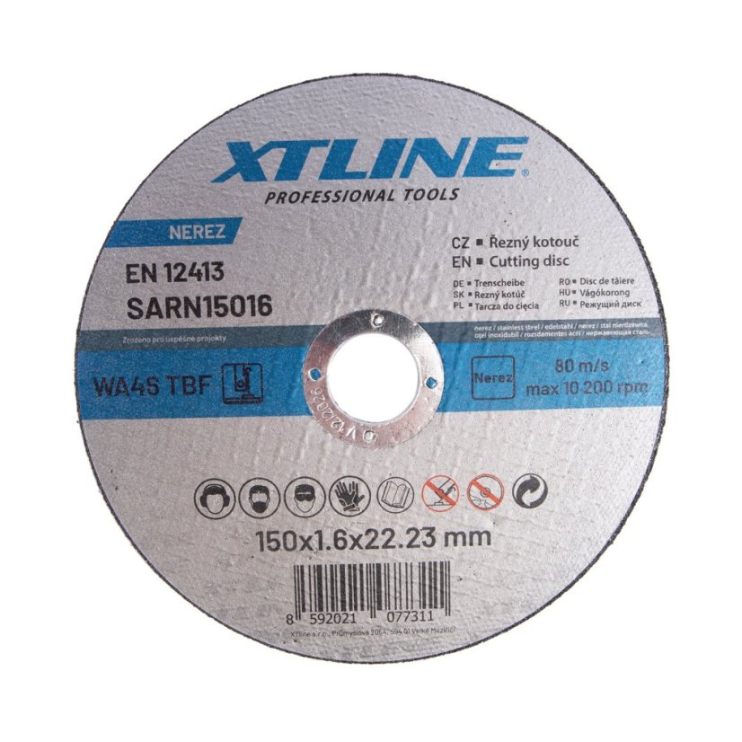 XTLINE Kotouč řezný na ocel / nerez | 150x1,0x22,2 mm