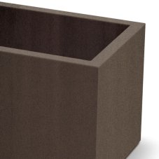 Květináč CUBLA SQUARE HIGH 29 cm - barva: kortenová ocel