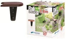 Palisada zahradní 382,7 cm - barva: hnedá 382,7 cm