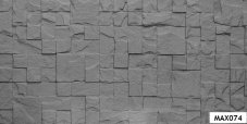 Obklad bridlice desky Max074 - natural GREY cube 580x280mm - Flexibilní obklad