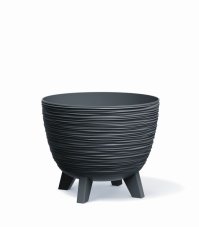 Kvetináč FURU 29 cm - barva: antracit