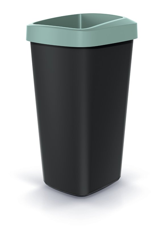 Odpadkový koš COMPACTA Q DROP - objem: 25 l, barva: světle zelená