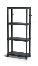 Regál STACKARO SOLID 60 HD - barva: černá