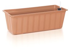 Truhlík BALCONY CAN 60 cm + zavlažovací systém - barva: terakota