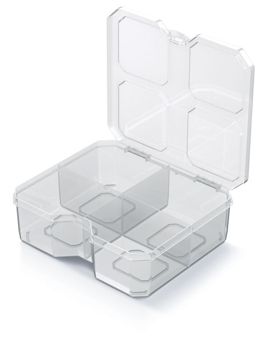 Organizér SQR box 15,6x14,0x5 cm - barva: bezbarvá