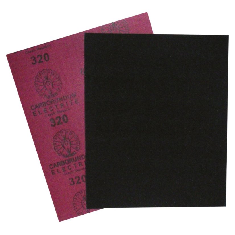 CARBORUNDUM Brusné plátno v archu | 230x280 mm zr. 320 CARBORUNDUM Brusné plátno v archu | 230x280 mm zr. 320
