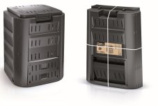 Kompostér BASECOMPO 220 l - barva: černá