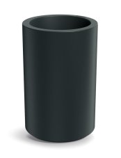 Květináč TUBLA ROUND HIGH 38 cm - barva: tmavě šedá