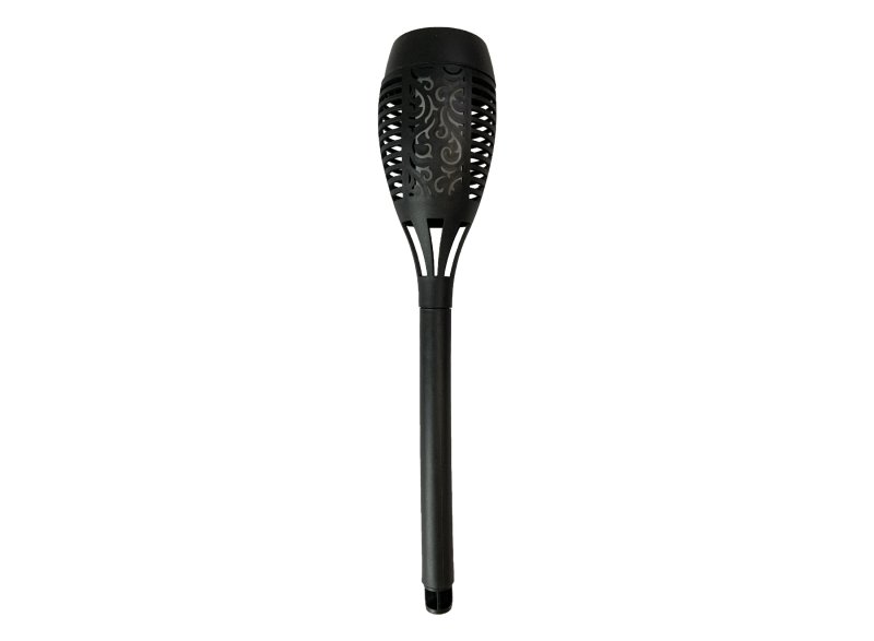Solární lampa pochodeň, teplá bílá IP65
