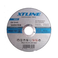 XTLINE Kotouč řezný na ocel / nerez | 115x1,6x22,2 mm