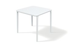 Jídelní stul BRENE 795x795x755 - barva: bílá