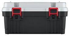 Kufr na nářadí s kov. držadlem OPTIMA 470x256x238 mm (krabičky) - barva: chladná šedá