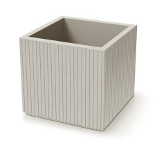 Květináč CORO SQUARE 48 cm - barva: písková