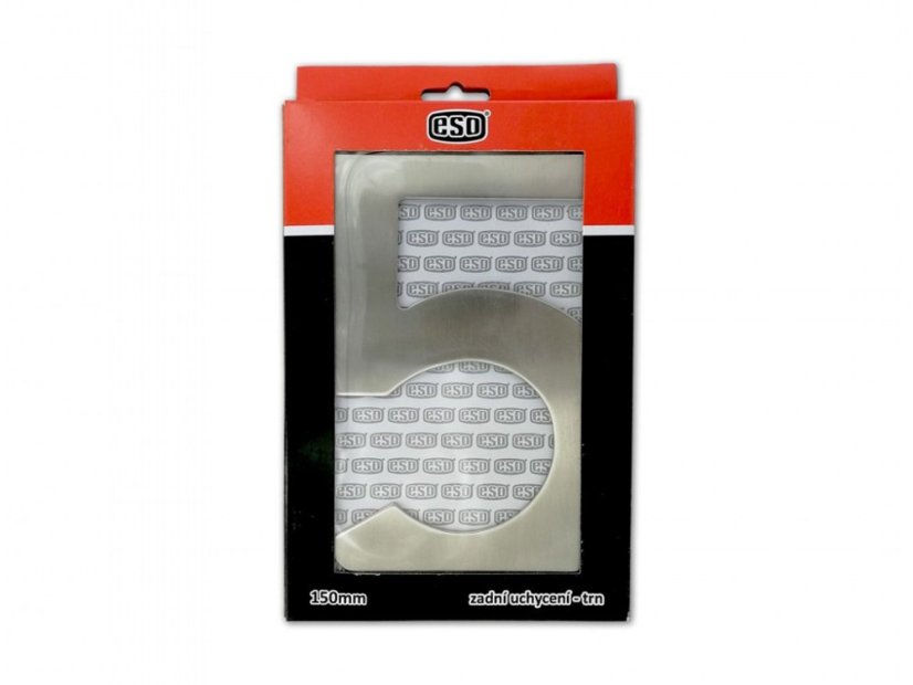 Číslice "5" fasádní 150mm NEREZ