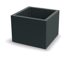 Květináč GENECA SQUARE 58 cm - barva: tmavě šedá