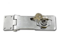 Uzamykatelná petlice 114mm CHROM