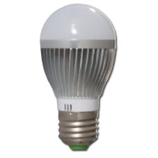 Žárovka LED 3W  E27 Alu telo - 3000-3500K - teplá bílá