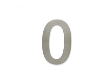 Číslice "0" 100mm samolepící NEREZ