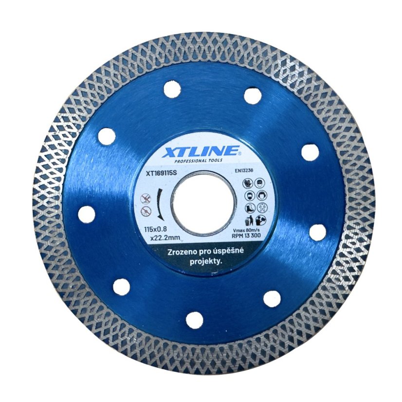 XTLINE Kotouč diamantový turbo SLIM CUT | 115x1,2x10x22,2 mm XTLINE Kotouč diamantový turbo SLIM CUT | 115x1,2x10x22,2 mm