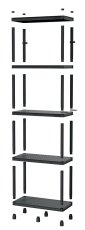Regál STACKARO SOLID 75 HD - barva: černá