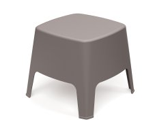 Stolička & odkládací stul MILANE 485x485x420 - barva: zemite hnedá