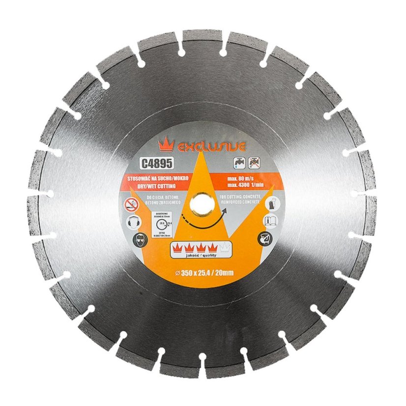 RICHMANN Kotouč diamantový segmentový na beton | 350x25,4 mm