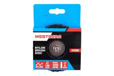 Kartáč rotační radiální WESTBERG nylonový 100mm stopka
