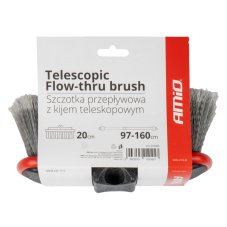 Teleskopická prietoková kefa na umývanie auta 97-160 cm