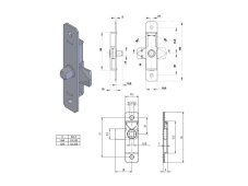 Zámek ZZ2-01.356 (vnitřní 6x6mm, podobné Bomoro)