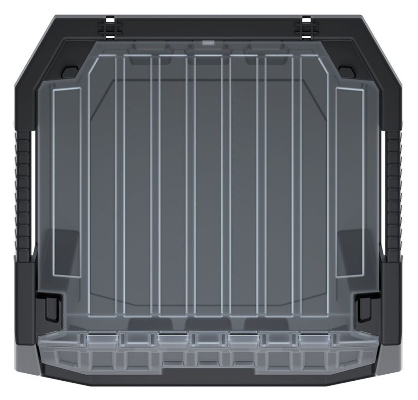 Plastový úložný box uzavíratelný TRUCK MAX PLUS 396x380x282 mm - barva: černá