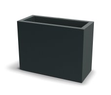 Květináč GENECA CASE MIDL 78 cm - barva: tmavě šedá