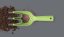 Vysévací kultivátor R FORK SEEDER 25,5 cm - barva: černá