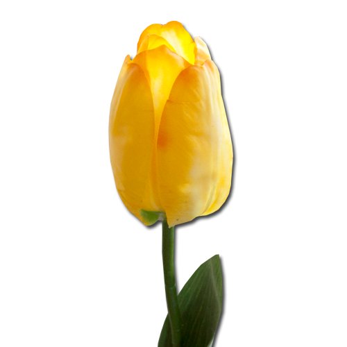 Umělá květina tulipán žlutý 67cm