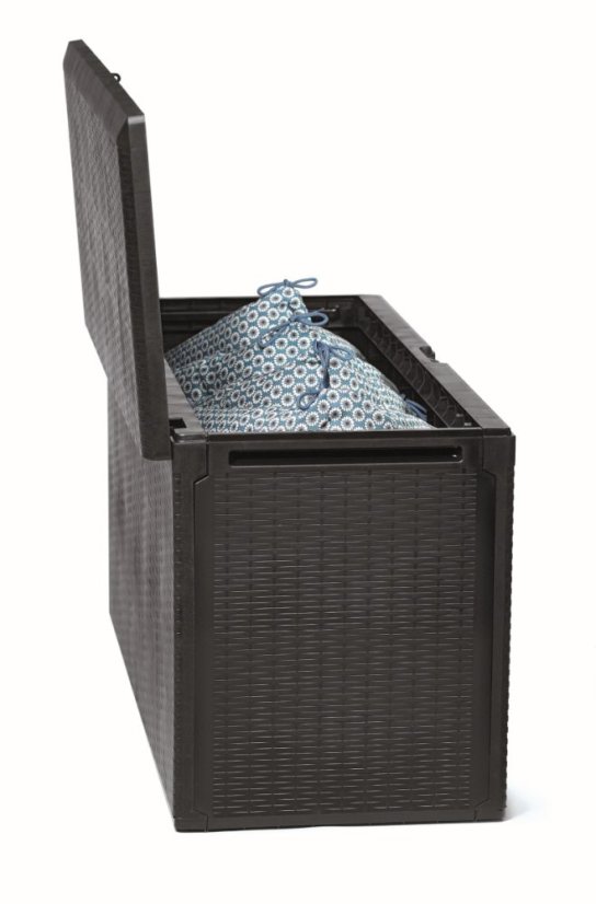 Zahradní box BOXE RATO PLUS umbra 114 cm - 290 l - barva: umbra