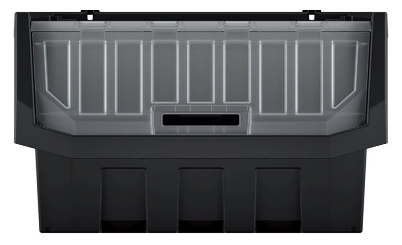 Plastový úložný box uzavíratelný TRUCK MAX PLUS 580x380x342 mm - barva: černá