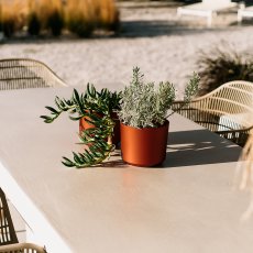 Květináč TUBO 14,8 cm - barva: rustikální cihlová