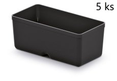 Sada 5 plastových boxu na náradí UNITE BOX 110x55x132 černé