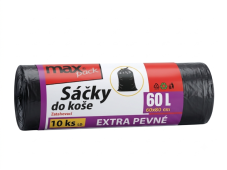 LDPE zatahovací sáčky do koše 60L - 60 x 80 cm - 10ks Extra silné
