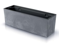 Truhlík URBI CASE BETON EFFECT s vkladem 77 cm - barva: marengo