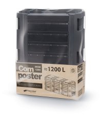 Kompostér MODULE COMPOGREEN 1200 l - barva: černá