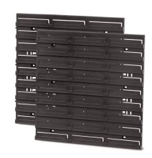 Montážní panel BINEER BOARD 2ks, 386x18x390 mm - barva: černá