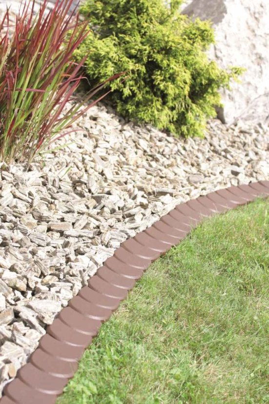 Palisada zahradní 383,4 cm - barva: šedý kámen